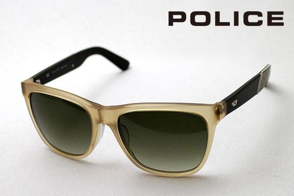ポリス サングラス 正規販売店 POLICE S1859G 858M ウェリントン メンズ