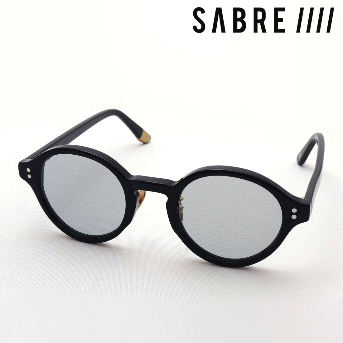 NewModel 【セイバー サングラス 正規販売店】 SABRE サングラス SS23-106B-CNV-J アヴァンティ AVANTI ライトカラー ラウンド ブラック系
