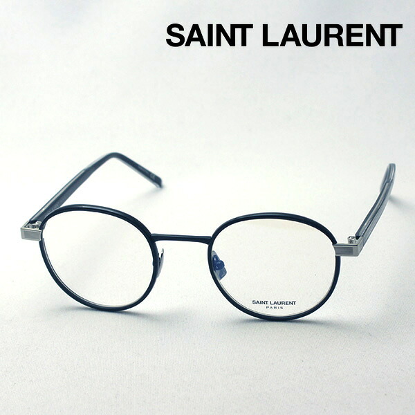 プレミア生産終了モデル【サンローラン メガネ 正規販売店】 SAINT LAURENT SL125 004 サン ローラン 伊達メガネ 度付き ブルーライト カット 眼鏡 Made In Italy ボストン|グラスマニア -Tokyo Aoyama-