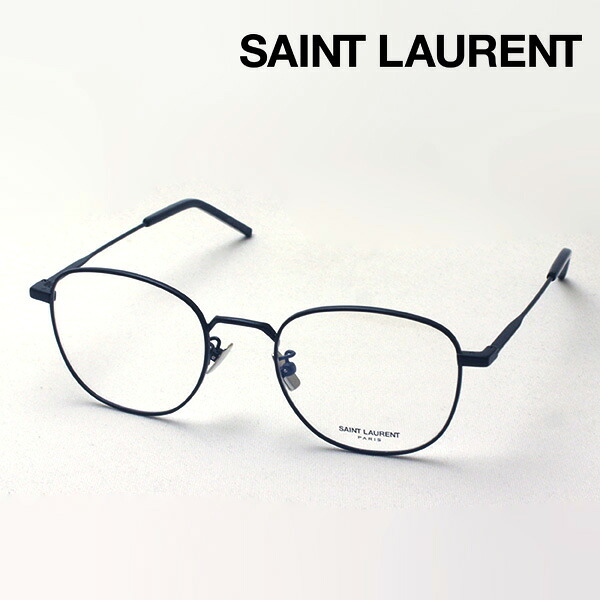 おすすめ価格 【サンローラン メガネ 正規販売店】 SAINT LAURENT SL313 001 50 サン ローラン 伊達メガネ 度付き ブルーライト カット 眼鏡 黒縁 Made In Italy スクエア ブラック系 20,434円