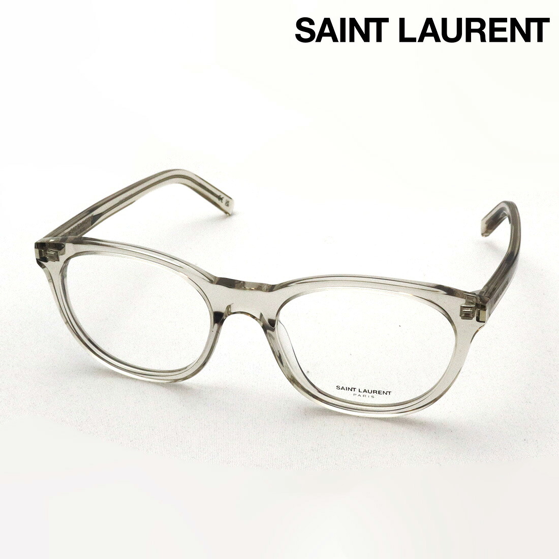 おすすめ必要経費 【サンローラン 眼鏡 置き目売りわたす店】 SAINT LAURENT SL471 004 レディース サン ローラン 伊達眼鏡 度付き添い人 青みともし火 とり捨てる メガネ 丸眼鏡 豆の町 読みやすい系
