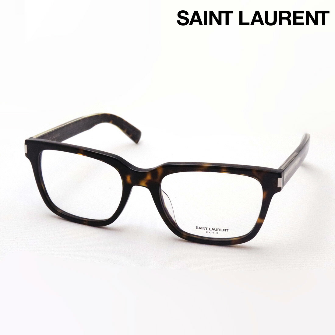 【楽天市場】NewModel 【サンローラン メガネ 正規販売店】 SAINT LAURENT SL621 002 サン ローラン 伊達メガネ ...