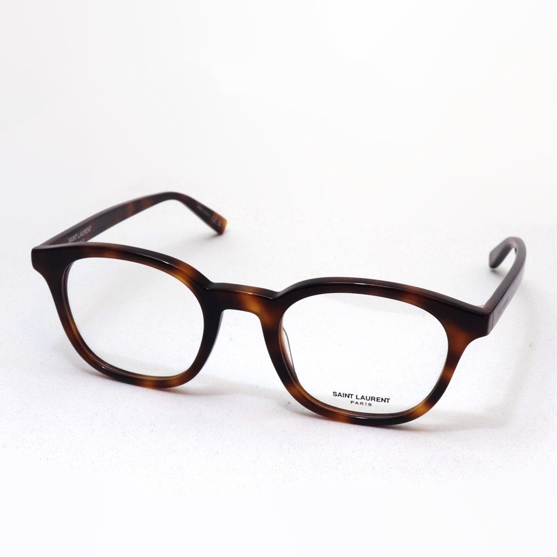 NewModel SAINT LAURENT SL588 002 ブルーライト 眼鏡 伊達メガネ 50