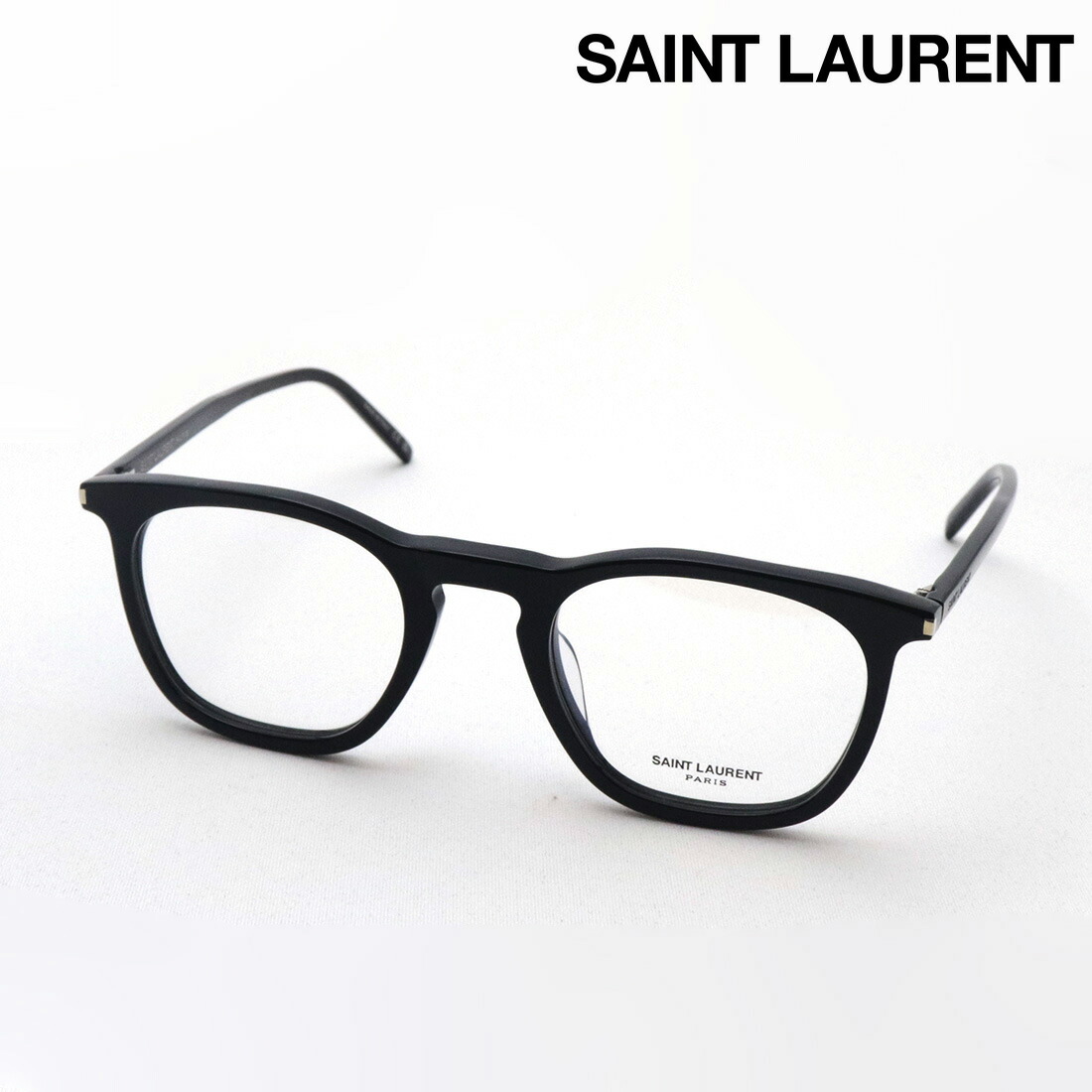 サンローラン メガネ フレーム ブラック SL 728/J 001 SAINT LAURENT 国内正規品 サンローラン メガネ 眼鏡 フレーム