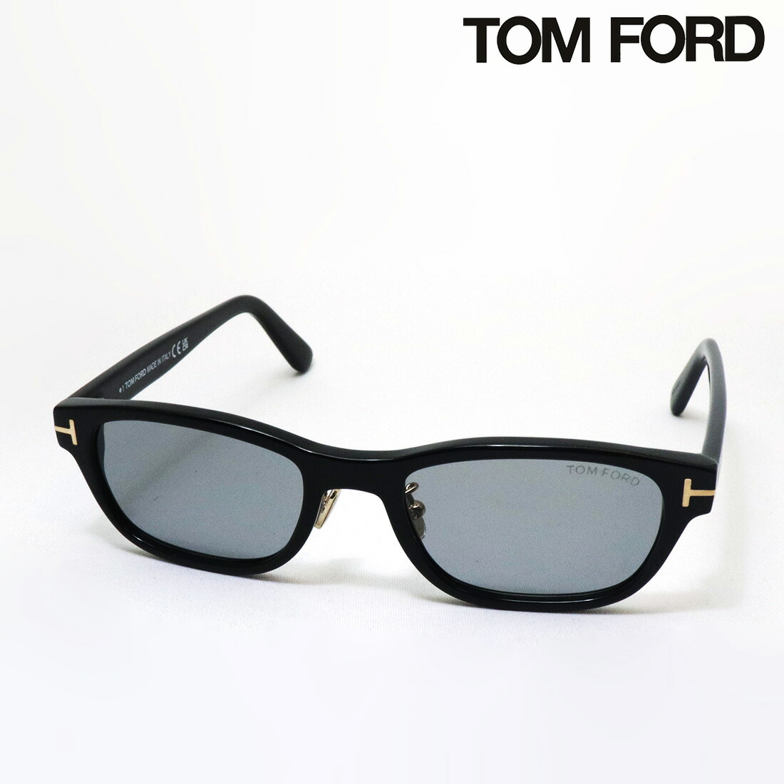 【トムフォード サングラス 正規販売店】 TOM FORD TF1352-D 01A 52 レディース メンズ Made In Italy スクエア ブラック系