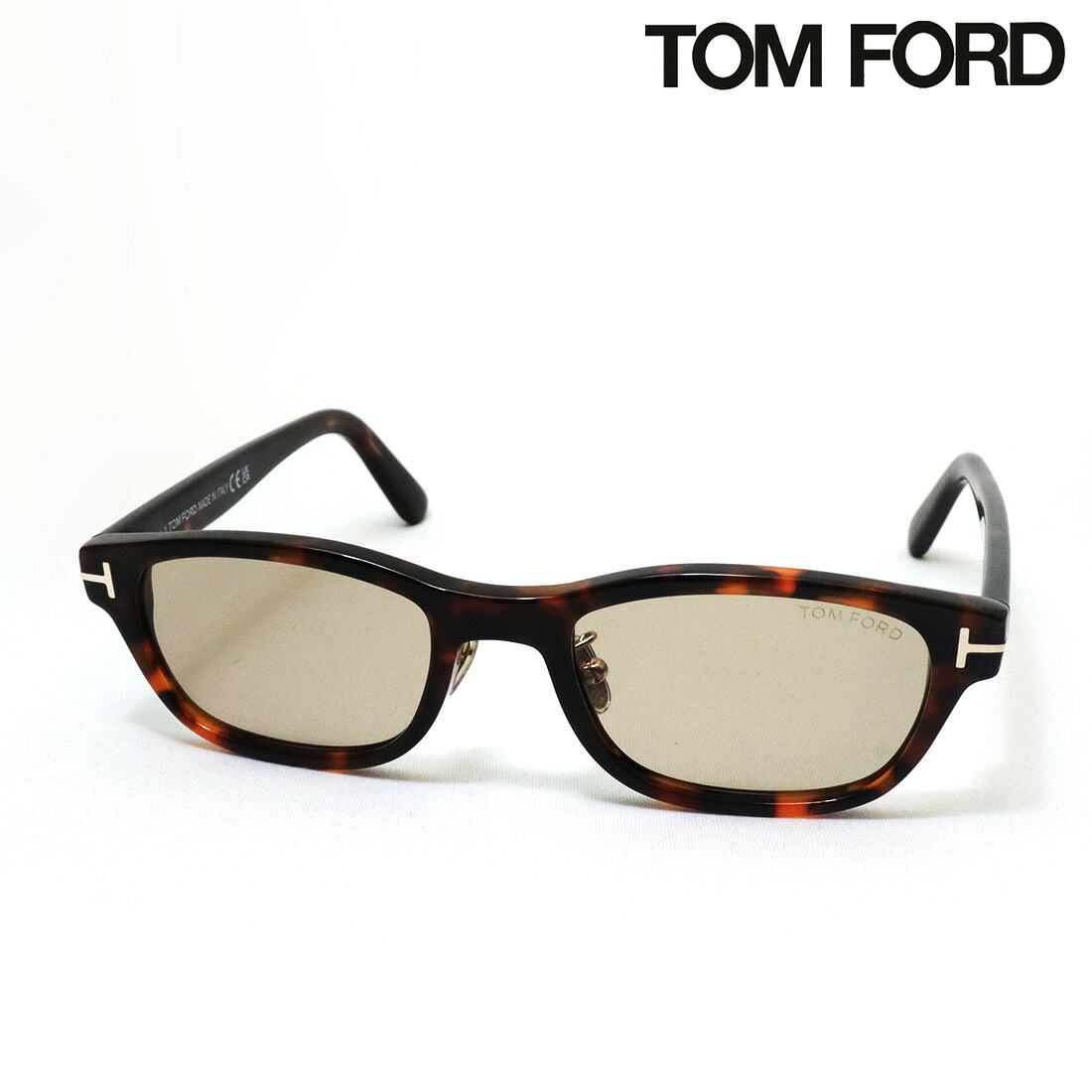 【トムフォード サングラス 正規販売店】 TOM FORD TF1352-D 52E 52 レディース メンズ Made In Italy スクエア トータス系