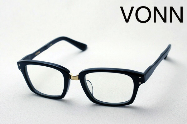 おすすめ価格 【VONN】 ヴォン メガネ VN-006 BLACK メガネ 伊達メガネ 度付き ブルーライト カット 眼鏡 コール KOL スクエア 【S3】｜グラスマニア -Tokyo Aoyama-