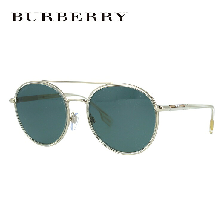 【お買い物マラソン対象】【国内正規品】バーバリー サングラス BURBERRY BE3131 110971 55サイズ ボストン ユニセックス メンズ レディース｜眼鏡達人 15,840円