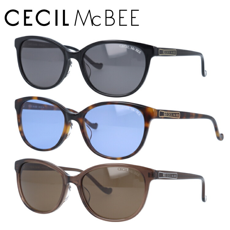 セシルマクビー サングラス アジアンフィット Cecil Mcbee Cms1055 全3カラー 55サイズ ウェリントン型 レディース Uvカット 紫外線 カラーサングラス ブランド 人気 定番 Andapt Com