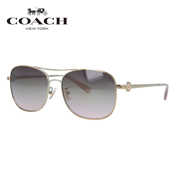 【お買い物マラソン対象】【国内正規品】コーチ サングラス COACH HC7127 9331U8 56サイズ ティアドロップ ユニセックス メンズ レディース