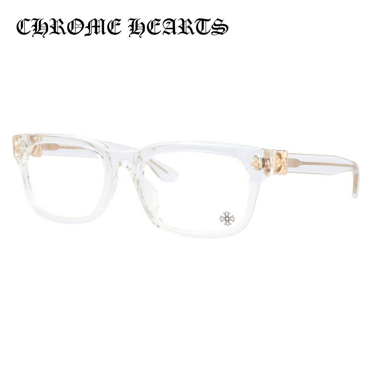 クロムハーツ メガネフレーム 伊達メガネ レギュラーフィット Chrome Hearts Vagilante Crys Crystal 54サイズ スクエア ユニセックス メンズ レディース 日本製 フローラル Fmcholollan Org Mx