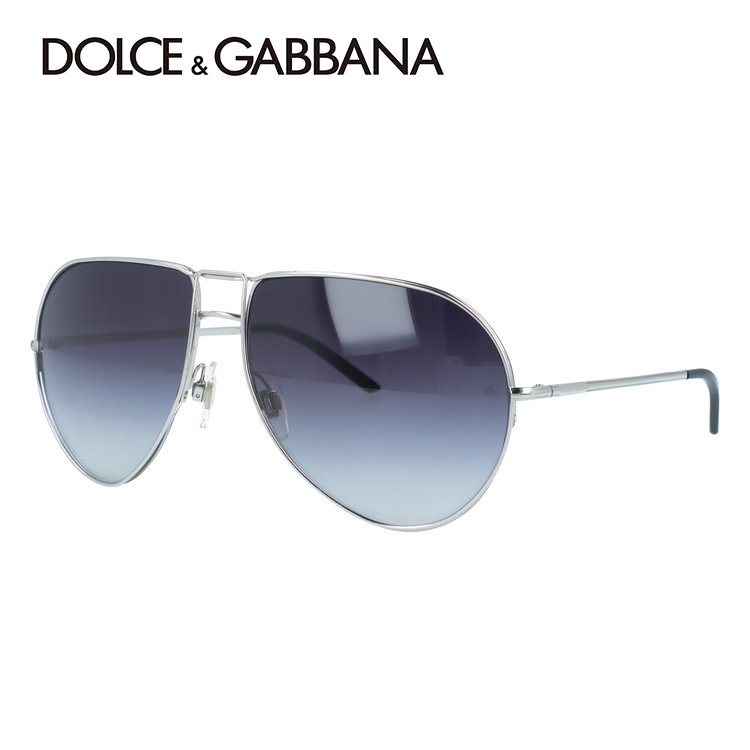 【訳あり】ドルチェ&ガッバーナ サングラス D&G DG2082 05/8G 60サイズ ティアドロップ型 ユニセックス メンズ レディース