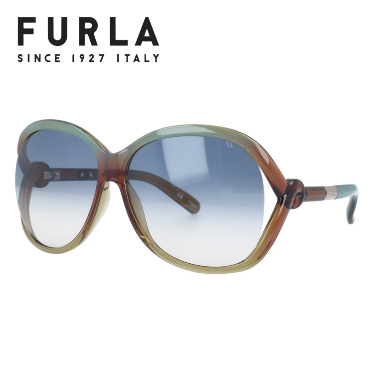 フルラ サングラス レギュラーフィット FURLA SU4729 0AD8 61サイズ ティアドロップ型 ユニセックス メンズ レディース｜眼鏡達人