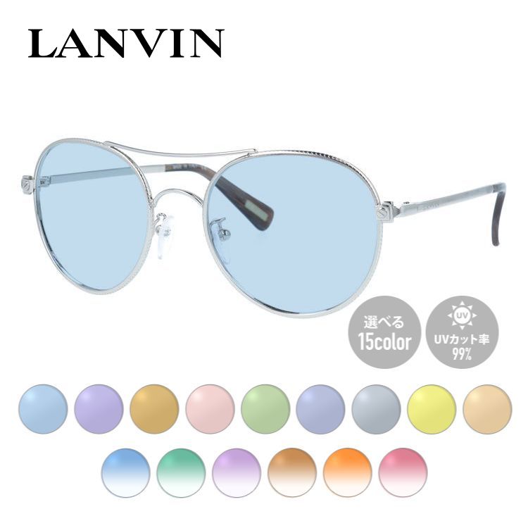 【選べるレンズ15色】【国内正規品】ランバン パリス サングラス LANVIN PARIS SLN067 0579 53サイズ ラウンド（ダブルブリッジ） メンズ レディース 楽天市場】【新春セール】【選べるレンズ15色】【国内正規品】ランバン
