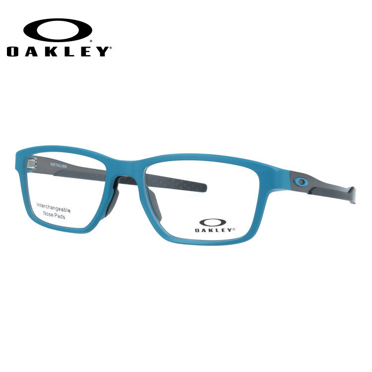 オークリー メガネフレーム メタリンク 伊達メガネ アジアンフィット OAKLEY METALINK OX8153-1253 53サイズ スクエア型 ユニセックス メンズ レディース【海外正規品】