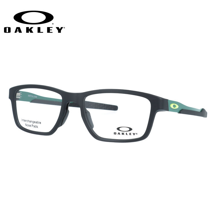 オークリー メガネフレーム メタリンク 伊達メガネ アジアンフィット OAKLEY METALINK OX8153-1353 53サイズ スクエア型 ユニセックス メンズ レディース【海外正規品】