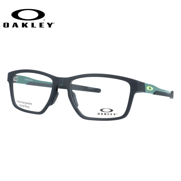 オークリー メガネフレーム メタリンク 伊達メガネ アジアンフィット OAKLEY METALINK OX8153-1357 57サイズ スクエア型 ユニセックス メンズ レディース【海外正規品】