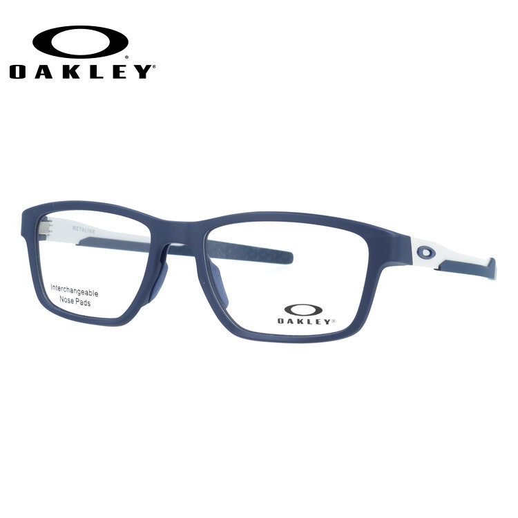 オークリー メガネフレーム メタリンク 伊達メガネ アジアンフィット OAKLEY METALINK OX8153-1653 53サイズ スクエア型 ユニセックス メンズ レディース【海外正規品】