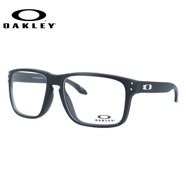 オークリー メガネフレーム ホルブルック アールエックス エー 伊達メガネ アジアンフィット OAKLEY HOLBROOK RX A OX8100F-0158 58サイズ ウェリントン型 大きめ ユニセックス メンズ レディース【海外正規品】|眼鏡達人