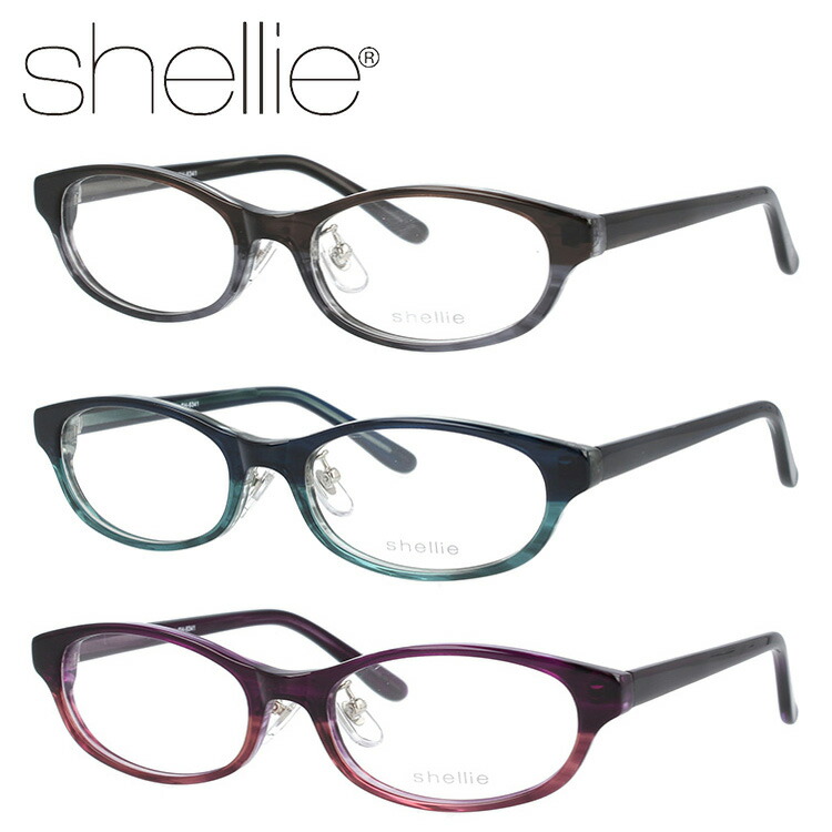 【お買い物マラソン対象】メガネ 眼鏡 度付き 度なし おしゃれ shellie シェリー SH 6341 全3色 51サイズ オーバル型 レディース 女性 UVカット 紫外線 ブランド サングラス 伊達 ダテ｜老眼鏡・PCレンズ・カラーレンズ・遠近両用対応可能