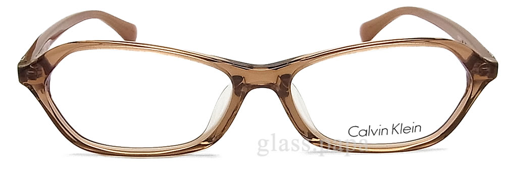【楽天市場】CALVIN KLEIN カルバンクライン メガネ フレーム 5947A-204 眼鏡 伊達メガネ 度付き クリアブラウン メンズ