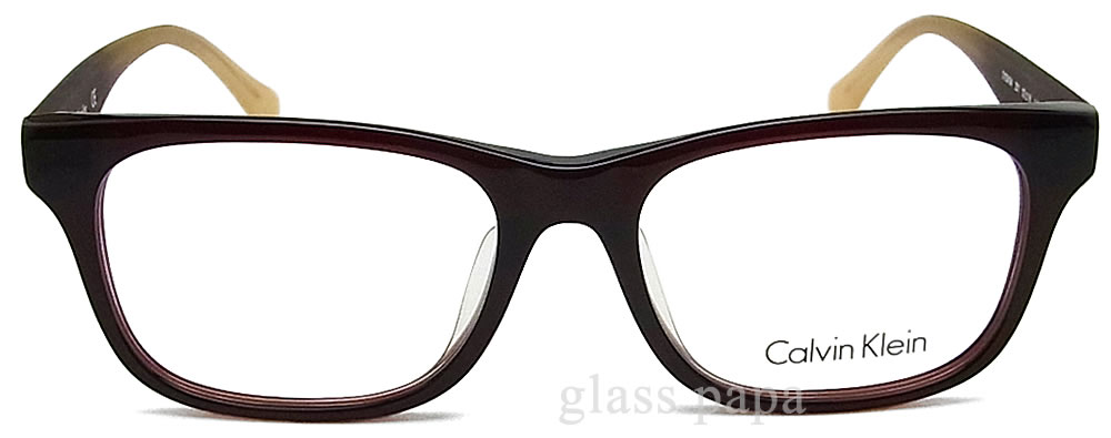 【楽天市場】CALVIN KLEIN カルバンクライン メガネ フレーム 5949A-201 眼鏡 伊達メガネ 度付き ダークブラウン メンズ