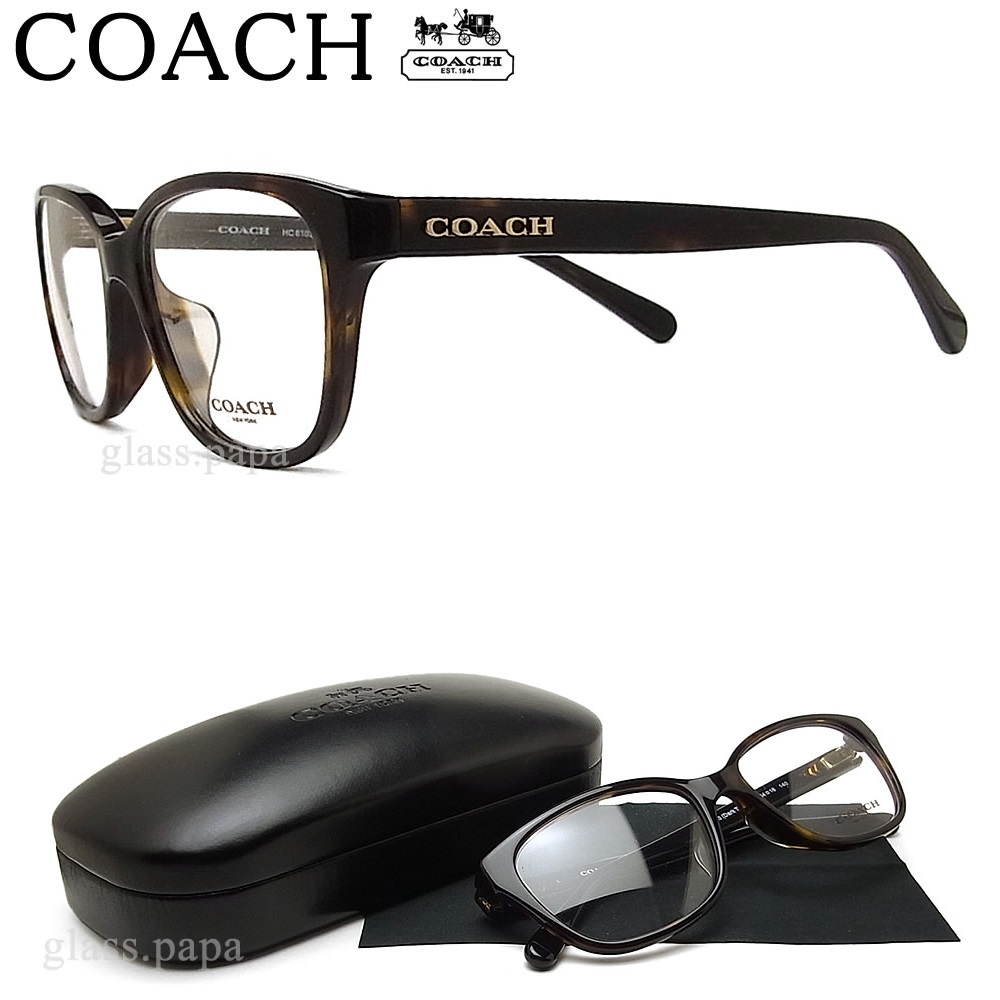 【楽天市場】コーチ メガネ COACH HC6103F-5120 眼鏡 ブランド 伊達メガネ 度付き ダークトータス Dark