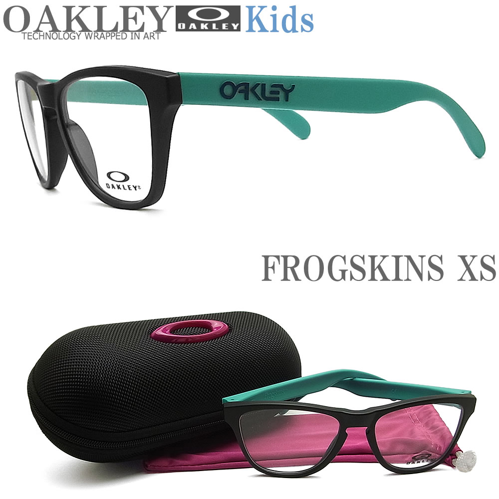 想像を超えての Oakley 子供用 オークリー メガネフレーム Frogskins Xs フロッグスキンxs Oy8009 0150 眼鏡 ブランド スポーツ 伊達メガネ 度付き Satin Black キッズ 爆安プライス Www Nripost Com