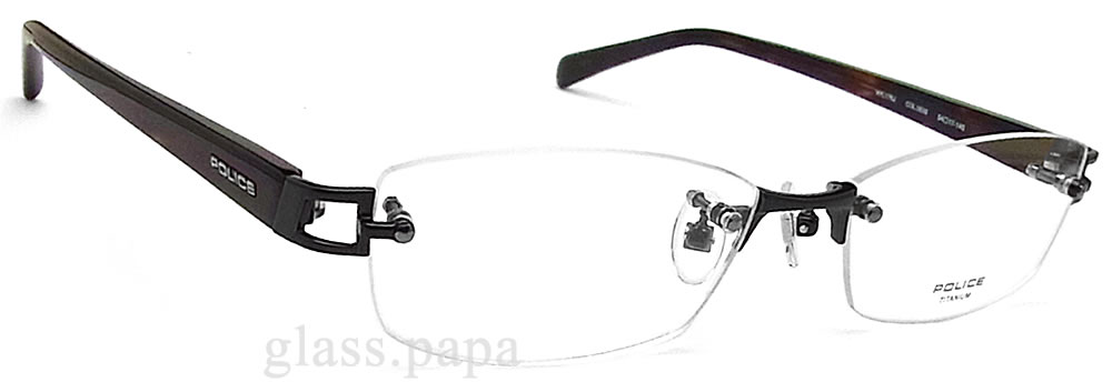 肌触りがいい Police ポリス メガネフレーム Vpl176j 0530 眼鏡 ブランド 伊達メガネ 度付き 青色光カット パソコン用 メンズ レディース 男性用 女性用 ブラック 縁ナシ Rakuten Www Reuvenjepsteinlaw Com