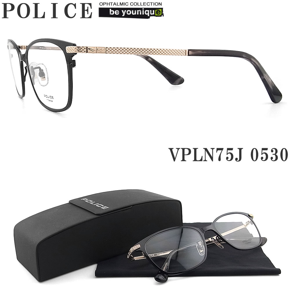 楽天市場】POLICE ポリス メガネフレーム VPLG47J-05AB 眼鏡 伊達