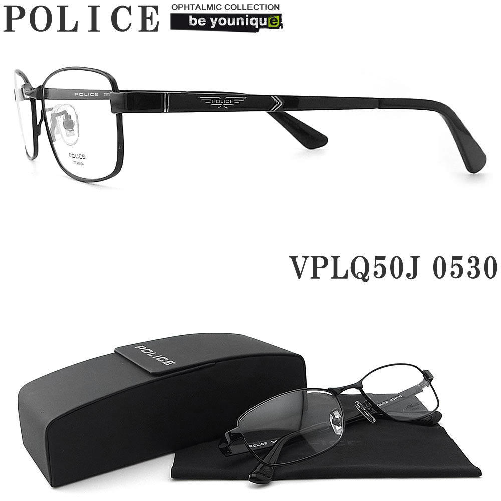 楽天市場】POLICE ポリス メガネフレーム VPLQ52J-0568 眼鏡 伊達