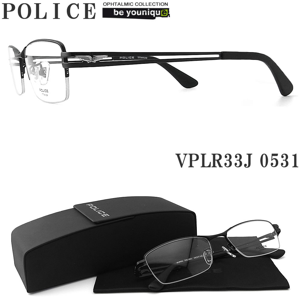 楽天市場】POLICE ポリス メガネフレーム VPLR35J-0568 眼鏡 伊達