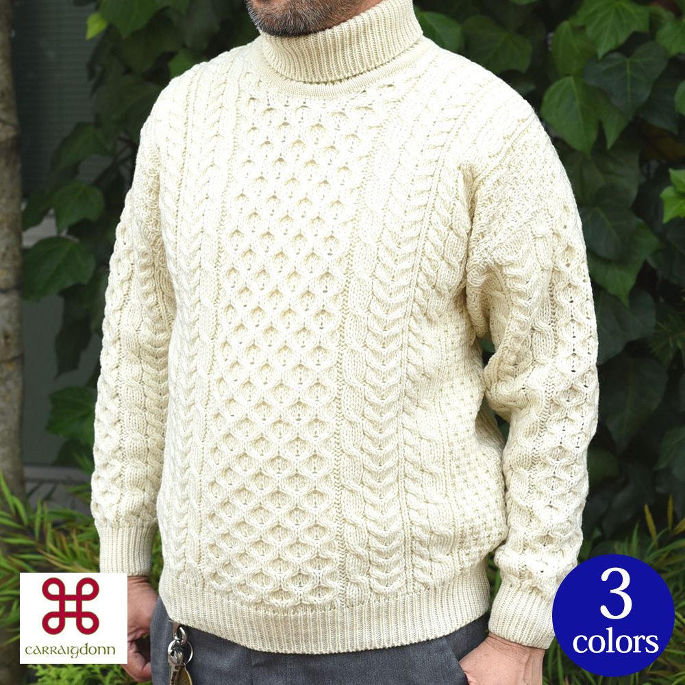 Carraig Donn Fishermen Knit キャレイグドン - トップス