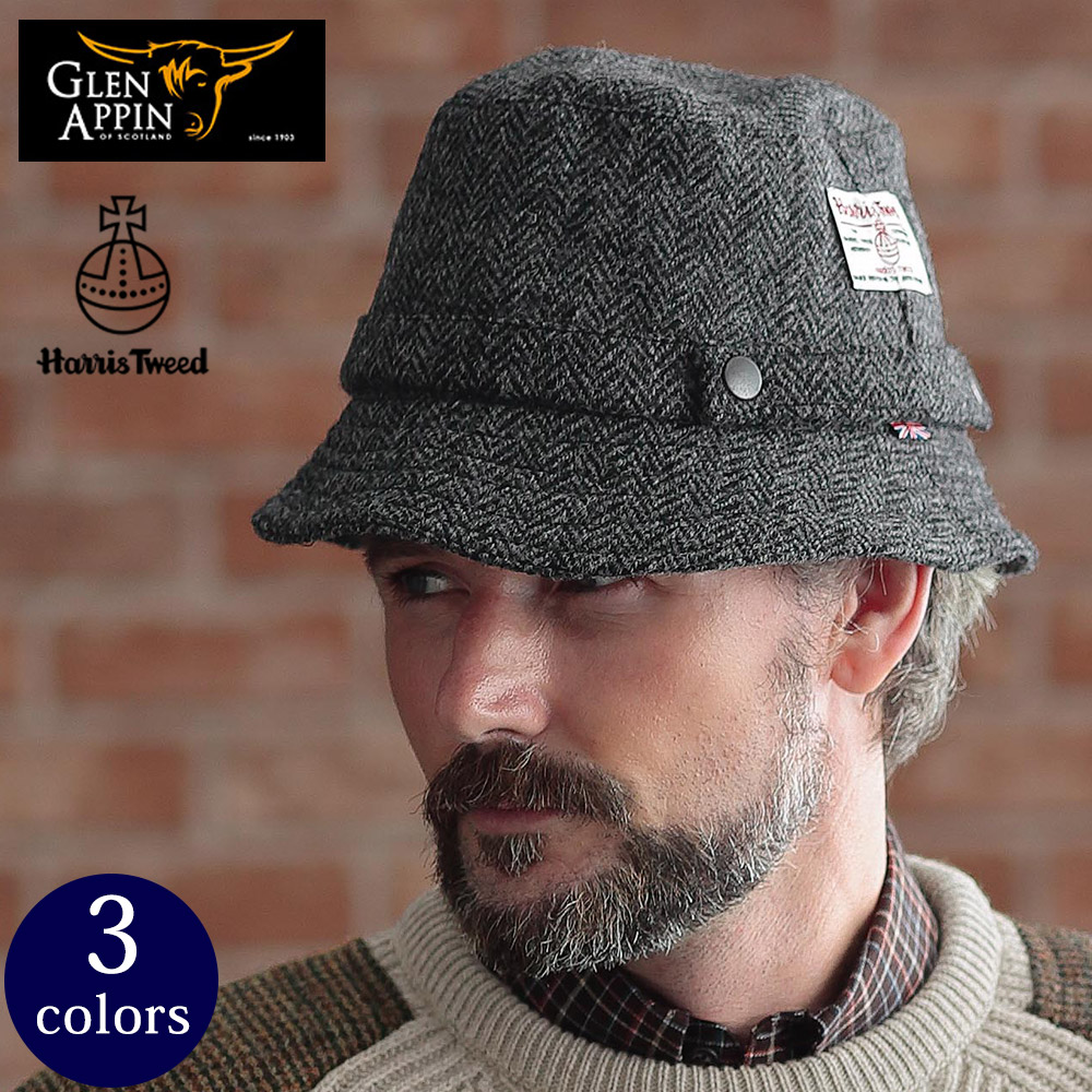 楽天市場 ハリスツイード ハット 英国製 Harris Tweed 帽子 Glen