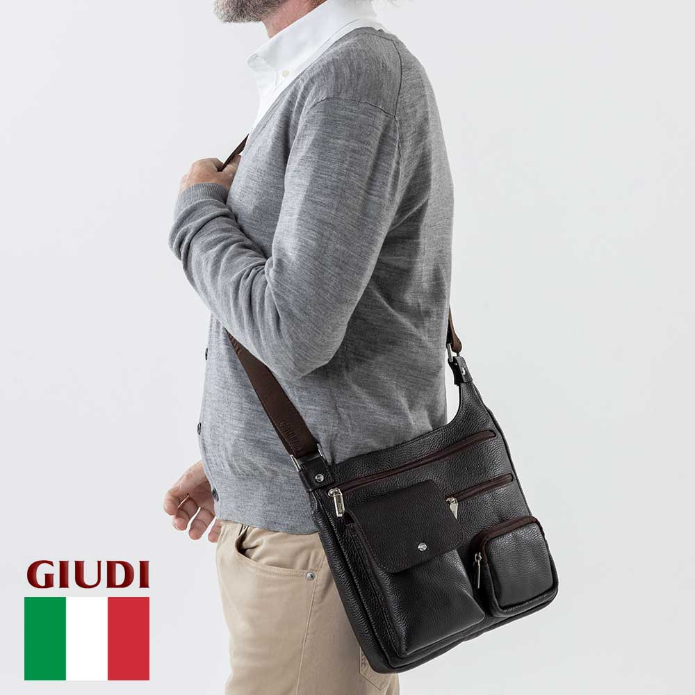 楽天市場】イタリア製 ソフトエンボスレザー ボディバッグ ショルダー