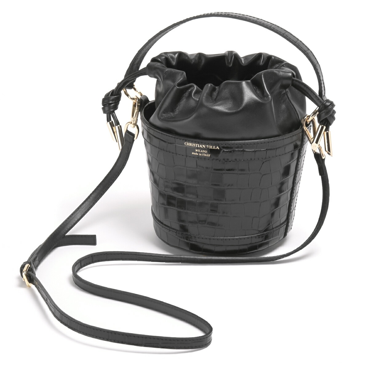 楽天市場】CHRISTIAN VILLA クリスチャン ヴィラ ラフィア レザー