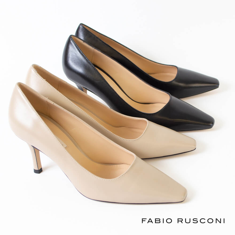 楽天市場】再入荷 FABIO RUSCONI ファビオルスコーニ ポインテッドトゥ