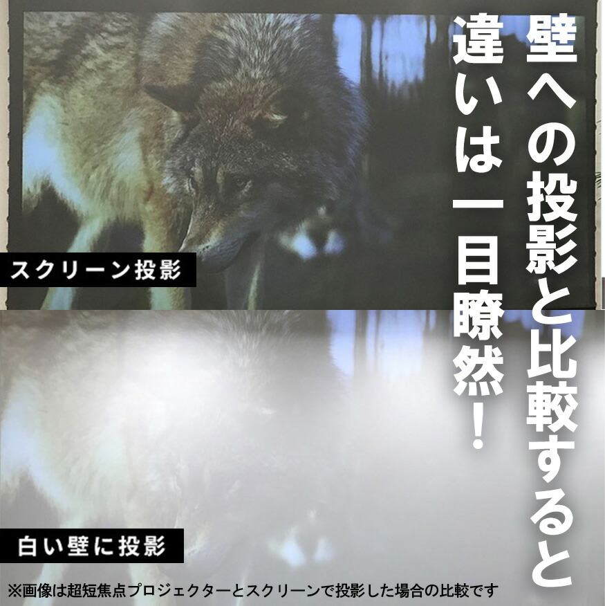 超短焦点 Vividstormプロジェクタースクリーン100インチ