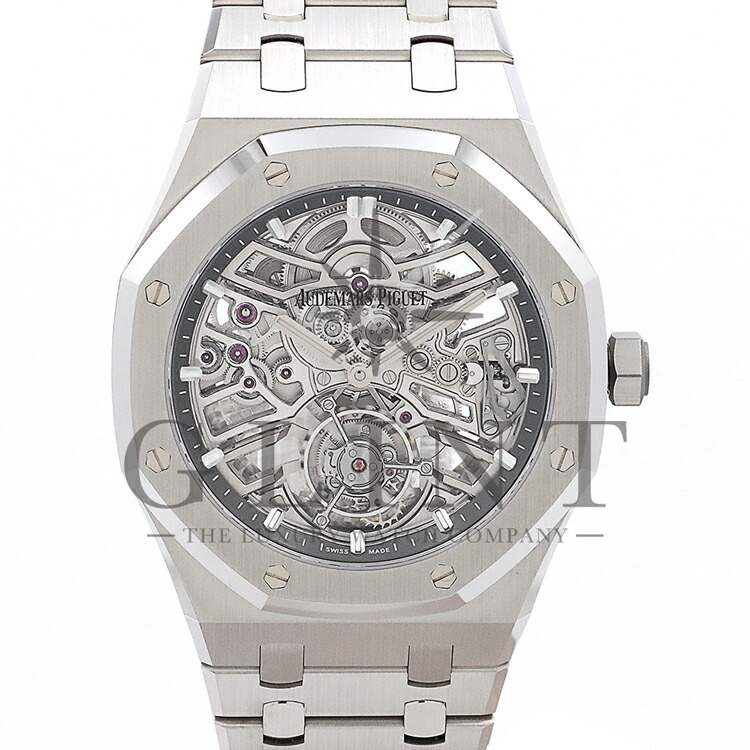 【楽天市場】オーデマピゲ(AUDEMARS PIGUET)ロイヤルオーク フライング トゥールビヨン オープンワーク“50周年記念” 26735ST.OO.1320ST.01〔腕時計〕〔メンズ 【楽天市場】オーデマピゲ(AUDEMARS PIGUET)ロイヤルオーク フライング トゥールビヨン オープンワーク“50周年記念” 26735ST.OO.1320ST.01〔腕時計〕〔メンズ