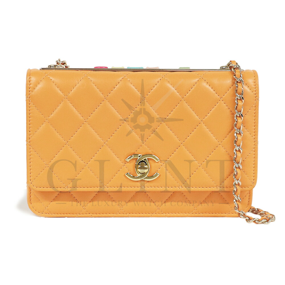CHANEL シャネル　ウォレットチェーン　財布 楽天市場】【箱有り☆中古品】CHANEL シャネルチェーンウォレット