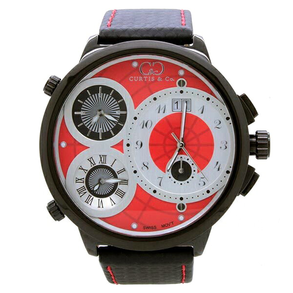 カーティス（CURTIS & CO.）BIG TIME WORLD 57mm（Red） カーティス ビックタイムワールド57ｍｍ【腕時計】 88,000円