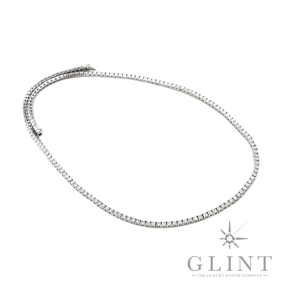 楽天市場】テニスチェーン ネックレス 全長56cm/幅2.9mm 14KWG