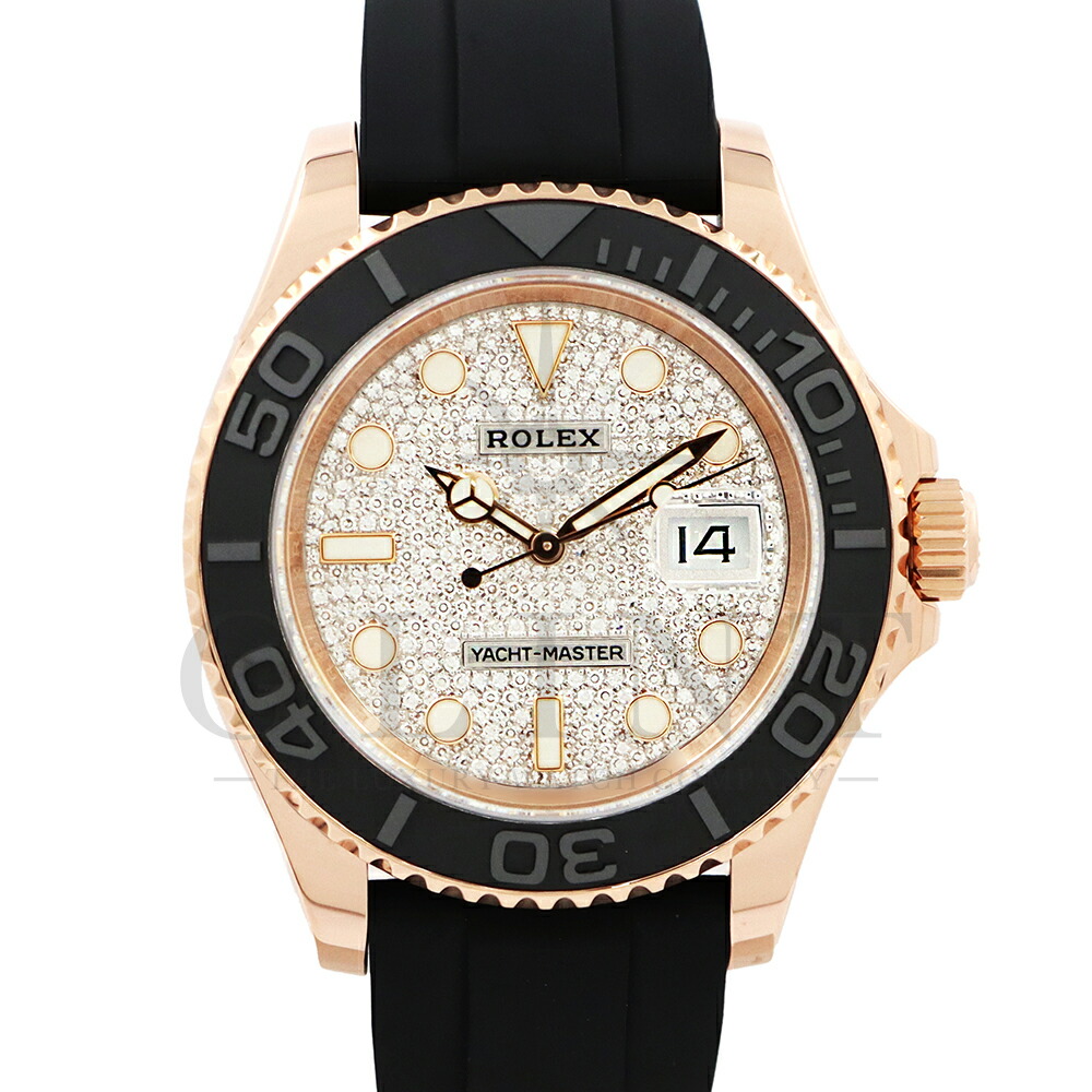 ROLEX 自動巻き腕時計 ローズゴールドダイヤル 楽天市場】ROLEX【ロレックス】116655 ヨットマスター40 エバーローズ