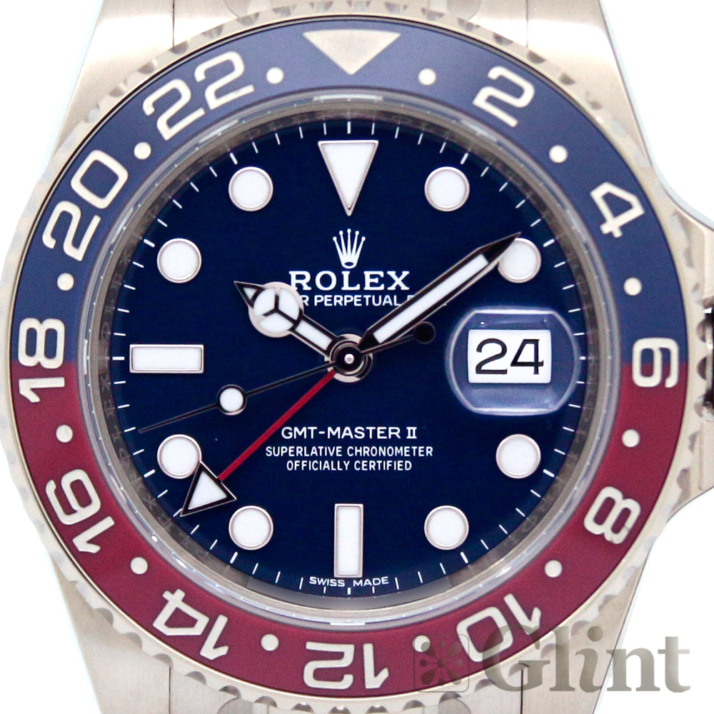 ロレックス Rolex Gmtマスターii 116719blro ブルー文字盤 メンズ 腕時計 2018年2月 ランダムシリアル 未使用品 中古 Bullpadel Cl