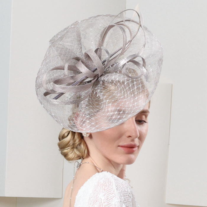 楽天市場】ヘッドドレス フェザー クルクル リボン チュール ストロー