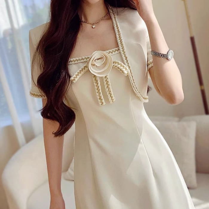 美品✨23区 ワンピーススーツ セットアップ ノーカラー ラメツイード 38 23区 ワンピースセットアップスーツ シルク ラメツイード ノー