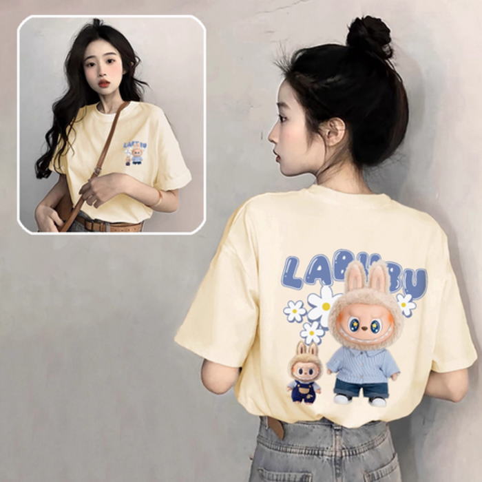 S@ Labubu ラブブ　POPマート　Tシャツ　両面プリント　半袖 楽天市場】Labubu Tシャツ レディース ラブブ ラインストーン