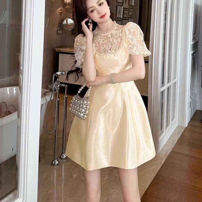 韓国 服 レディース ワンピース ベージュ ノースリーブ ミニドレス ベージュ ワンピース ミニワンピース タイトワンピース セットアップ 風