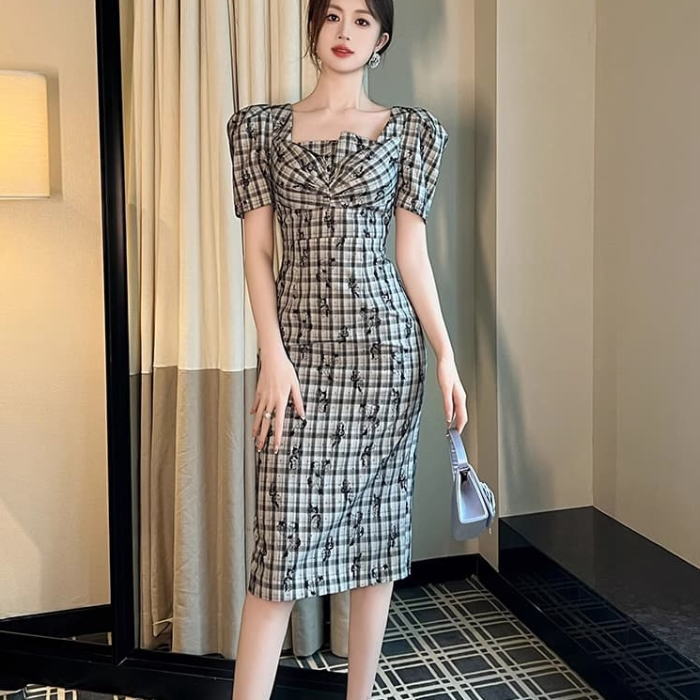 ビジネス☆ワンピース ノースリ 半袖 シフォン Aライン ひざ上 ビジネス☆ワンピース ノースリ 半袖 シフォン Aライン ひざ上
