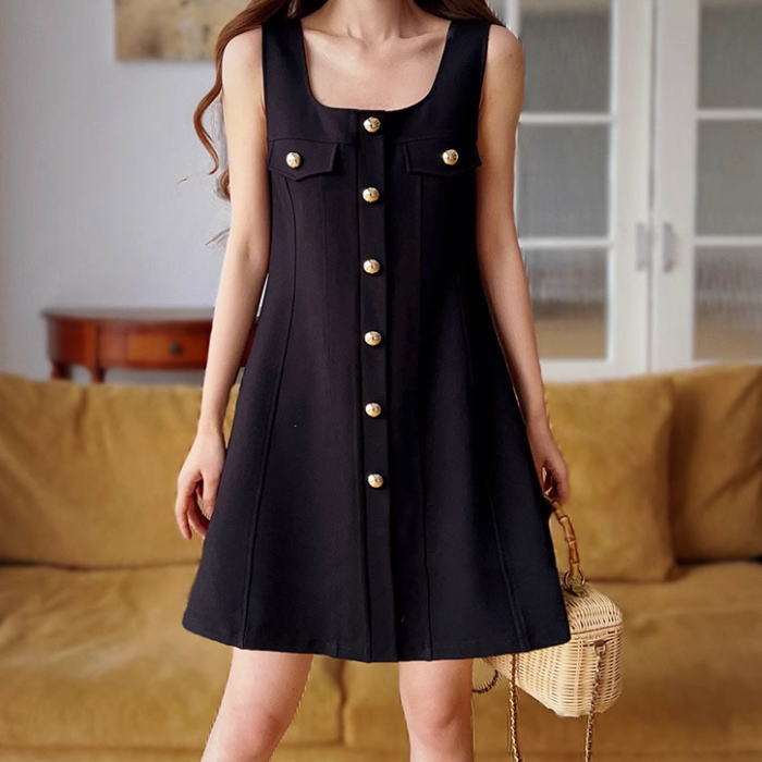 【希少サイズ✨】フォクシー　ひざ丈ワンピース　ベルト付き　ノースリーブ　42　黒 楽天市場】ワンピース ライダース ベルト ノースリーブ Aライン ミニ